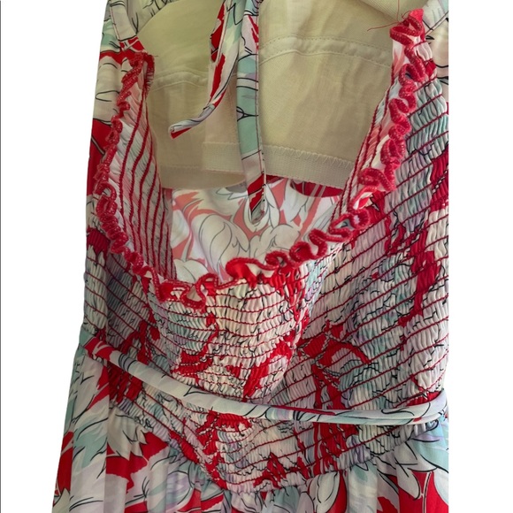 - Union Made 1970’s polyester floral print vintage dress - Picture 6 of 10